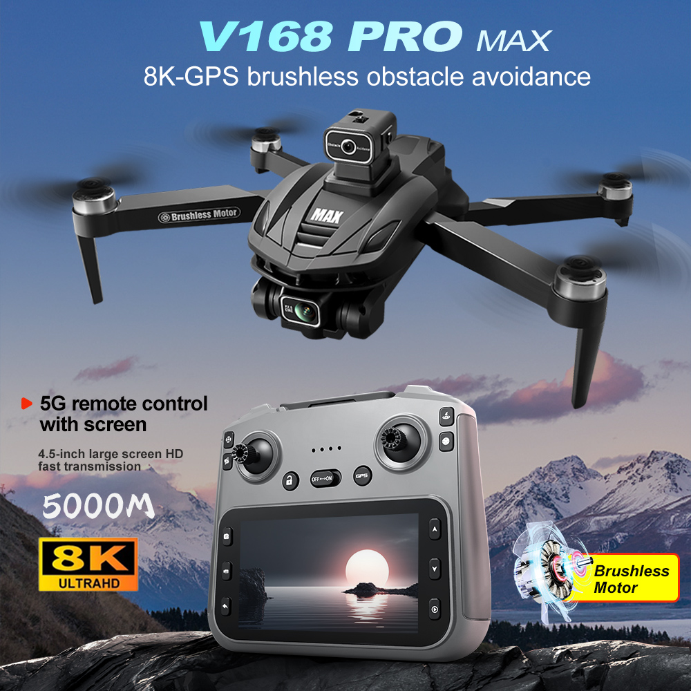 V168 PRO Max GPS Drone 8K Prof – Drone Charger recenzja i cena